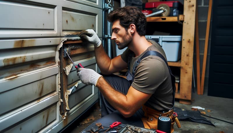Garage Door Panel Replacement service in Oak Park