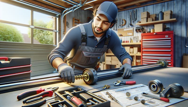 Garage Door Roller Replacement service in Downey